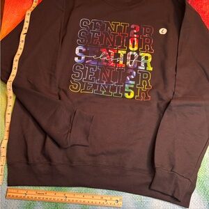 Black Senior/graduate Sweatshirt class of 2025